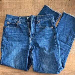 GAP Vintage Slim High-Rise Jeans - Dark Blue